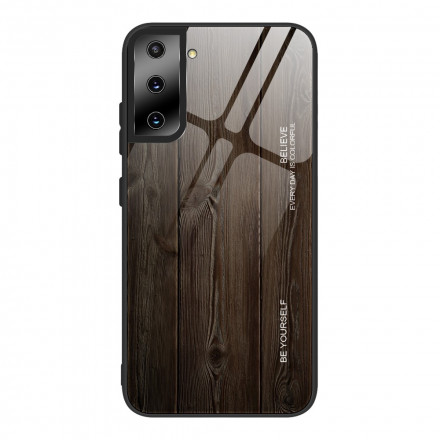 Coque Samsung Galaxy S21 5G Verre Trempé Design Bois