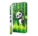 Housse Samsung Galaxy S21 Ultra 5G Panda et Bambou