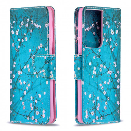 Housse Samsung Galaxy S21 Ultra 5G Arbre en Fleur