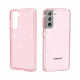 Coque Samsung Galaxy S21 5G Transparente Paillettes