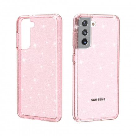 Coque Samsung Galaxy S21 5G Transparente Paillettes