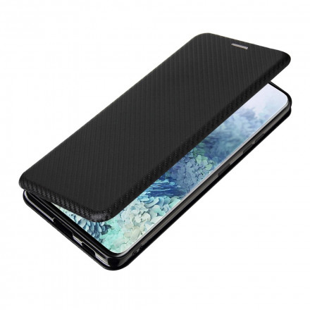 Flip Cover Samsung Galaxy S21 Ultra 5G Fibre Carbone