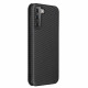 Flip Cover Samsung Galaxy S21 Plus 5G Fibre Carbone