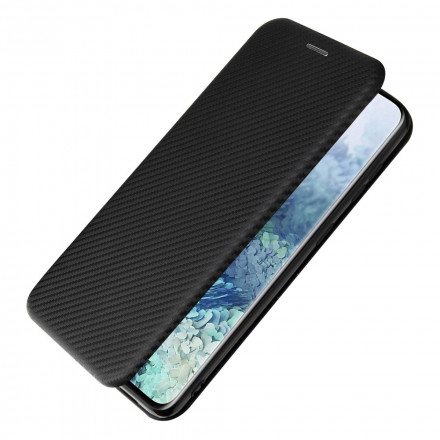 Flip Cover Samsung Galaxy S21 Plus 5G Fibre Carbone