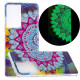 Coque Samsung Galaxy S21 Ultra 5G Mandala Coloré Fluorescente