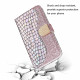 Housse Samsung Galaxy S21 Ultra 5G Croco Diamants