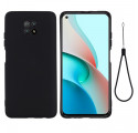 Coque Xiaomi Redmi Note 9 5G / Note 9T 5G Silicone Liquide et Lanière