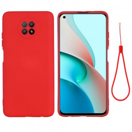 Coque Xiaomi Redmi Note 9 5G / Note 9T 5G Silicone Liquide et Lanière