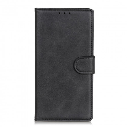 Housse Xiaomi Redmi Note 9 5G / Note 9T 5G Effet Cuir Mat Rétro