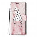 Housse Samsung Galaxy S21 Ultra 5G Finger Heart