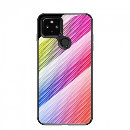 Coque Google Pixel 4a 5G Verre Trempé Fibre Carbone