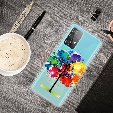 Coque Samsung Galaxy A52 5G Arbre Aquarelle