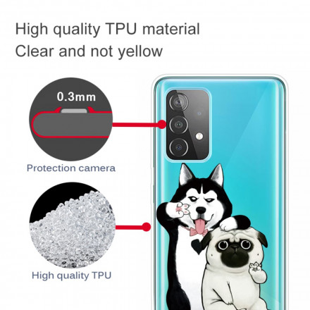 Coque Samsung Galaxy A52 5G Drôles de Chiens