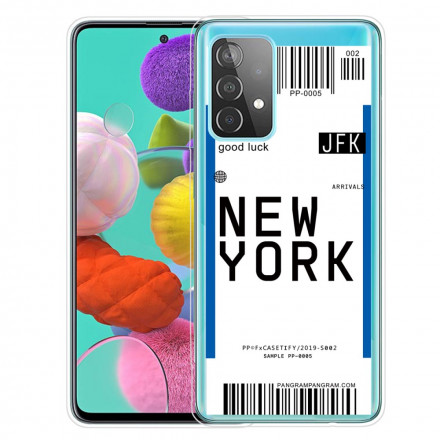 Coque Samsung Galaxy A52 5G Boarding Pass to New York