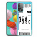 Coque Samsung Galaxy A52 5G Boarding Pass to New York