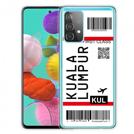 Coque Samsung Galaxy A52 5G Boarding Pass to Kuala Lumpur