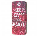 Housse Samsung Galaxy A32 5G Keep Calm and Sparkle