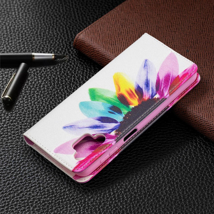 Flip Cover Samsung Galaxy A32 5G Fleur Aquarelle