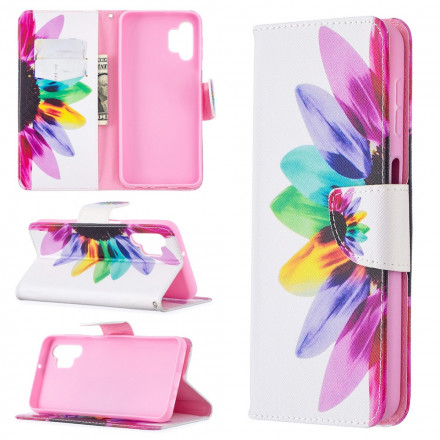 Housse Samsung Galaxy A32 5G Fleur Aquarelle