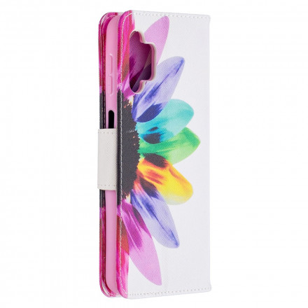 Housse Samsung Galaxy A32 5G Fleur Aquarelle