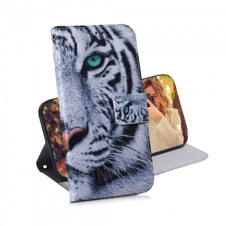 Housse Samsung Galaxy A32 5G Face de Tigre