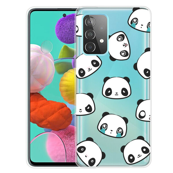 Coque Samsung Galaxy A32 5G Pandas Sentimentaux