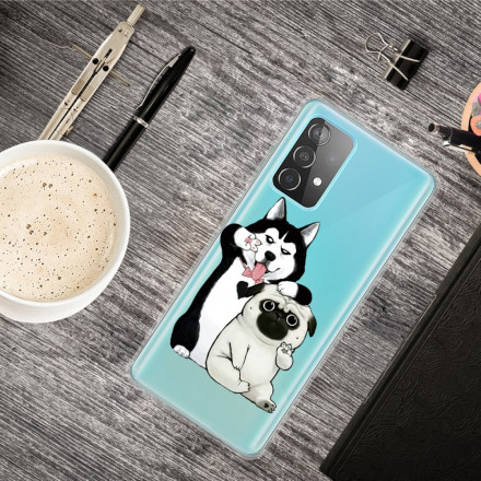 Coque Samsung Galaxy A32 5G Drôles de Chiens