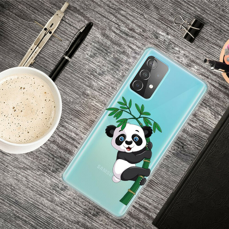 Coque Samsung Galaxy 32 5G Panda Sur Le Bambou