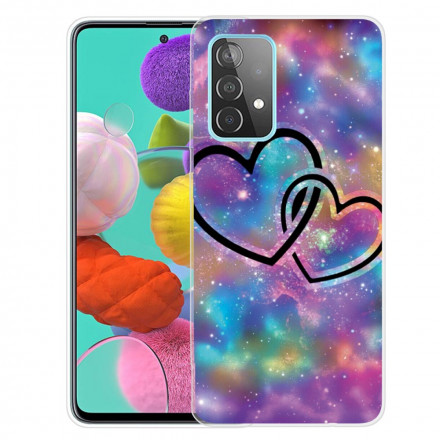 Coque Samsung Galaxy A32 5G Coeurs Enchaînés