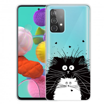 Coque Samsung Galaxy A52 5G Regarde les Chats