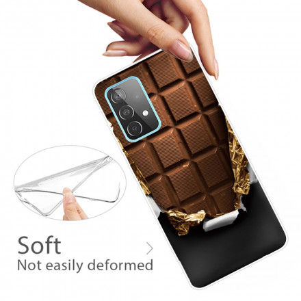 Coque Samsung Galaxy A32 5G Flexible Chocolat