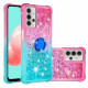 Coque Samsung Galaxy A32 5G Paillettes Anneau-Support