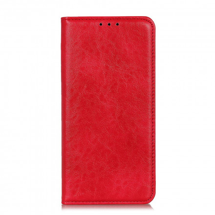 Flip Cover Samsung Galaxy A52 5G Texture Cuir Fendu