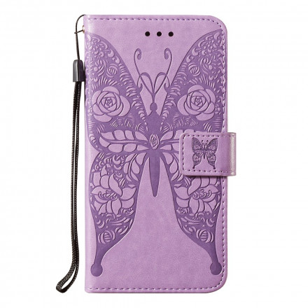 Housse Samsung Galaxy A32 5G Papillons Motif en Fleurs