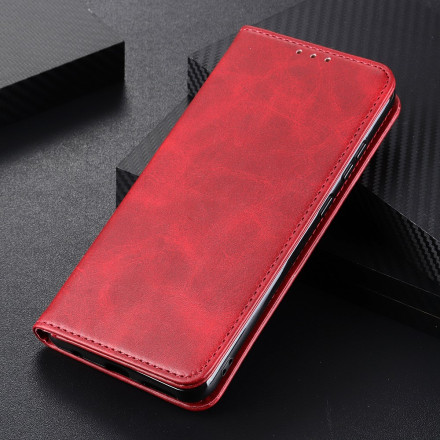 Flip Cover OnePlus 9 Cuir Fendu Sobre