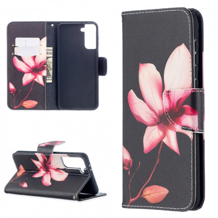 Housse Samsung Galaxy S21 Plus 5G Fleur Rose