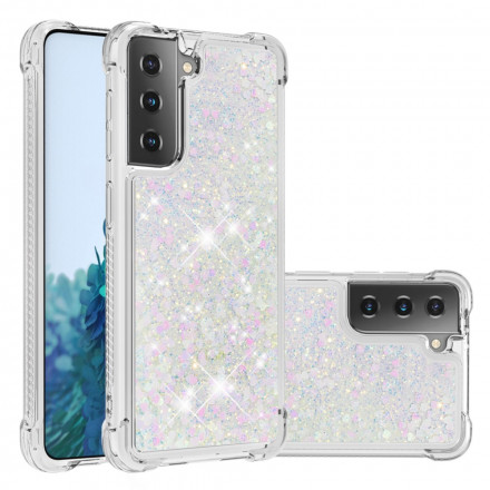 Coque Samsung Galaxy S21 Plus 5G Désires Paillettes