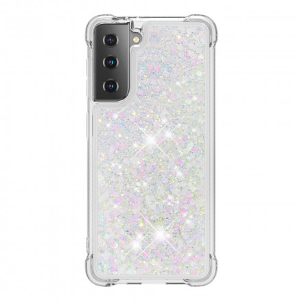 Coque Samsung Galaxy S21 Plus 5G Désires Paillettes