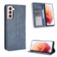 Flip Cover Samsung Galaxy S21 Plus 5G Effet Cuir Vintage Stylisé