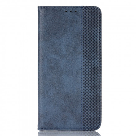 Flip Cover Samsung Galaxy S21 Plus 5G Effet Cuir Vintage Stylisé