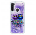 Coque Xiaomi Redmi Note 8T  Hiboux Paillettes