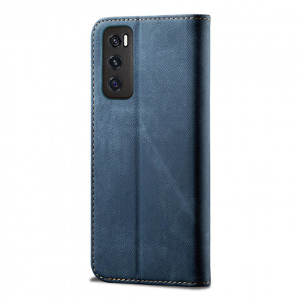 Flip Cover XVivo Y70 Tissu Jeans