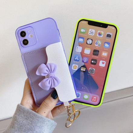 Coque iPhone 12 / 12 Pro Porte-Carte Porte-Clés 