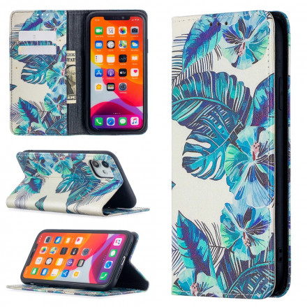 Flip Cover iPhone 11 Feuilles