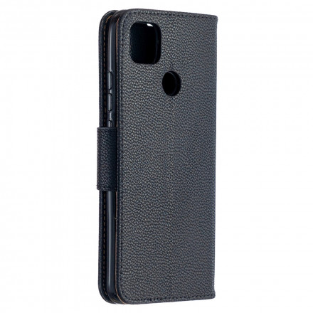 Housse Xiaomi Redmi 9C Litchi Rabat Oblique