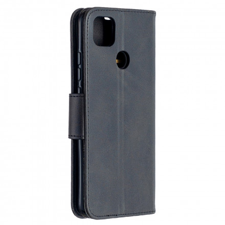 Housse Xiaomi Redmi 9C Lisse Rabat Oblique