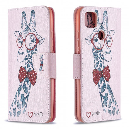 Housse Xiaomi Redmi 9C Girafe Intello