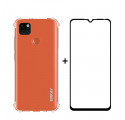 Coque Xiaomi Redmi 9C Combo Coque et Verre trempée Écran ENKAY