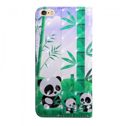 Housse iPhone SE 2 Maman, Octave et Anne les Pandas