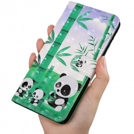 Housse iPhone SE 2 Maman, Octave et Anne les Pandas